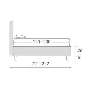 BluePrint Letto Moderno Star 80 - KasArreda1