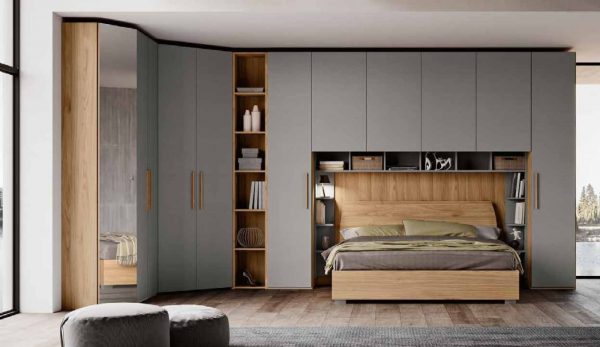 Camera da letto completa stile moderno - Enea - Kasarreda