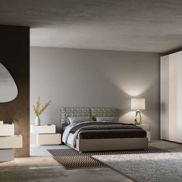 Camera da letto completa stile moderno - Ninfa - Kasarreda