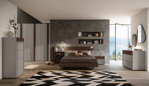 Camera da letto completa stile moderno - Residence - Kasarreda
