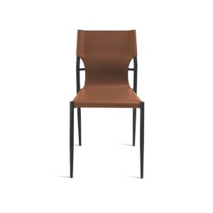 137- Sedia SVEVA in simil cuoio - MARRONE