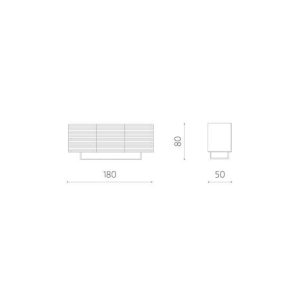 162 - BluePrint - madia ARISA - Piedini Sagomati