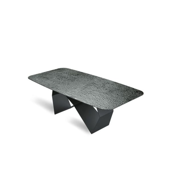 white-KARL _ nero vetro martellato fumè _ trequarti