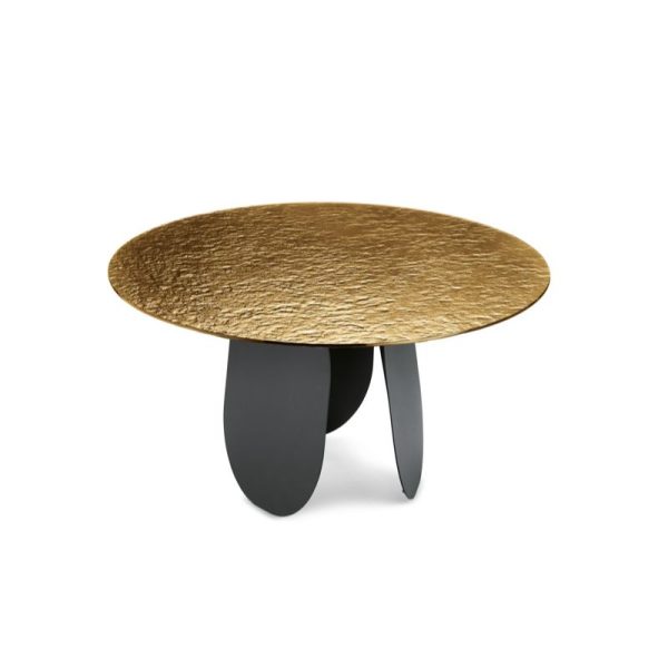 white-MAYA tondo _ nero vetro ambra _ trequarti