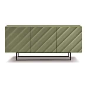 Madia 3 ante in legno 180 cm Verde piedini sagomati - KALLA